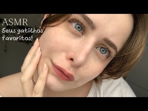 ASMR em português ⋆🧁༉‧₊ Gatilhos FAVORITOS de vocês! (kisses, mouth sounds, hand sounds...) 