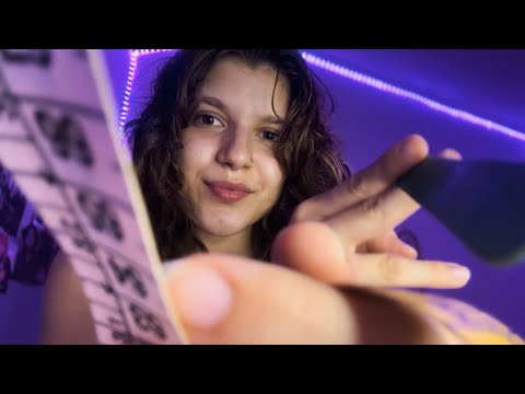 ASMR ~ Analisando a simetria do seu rosto ✨Tapping na tela, medidas, atenção pessoal, etc…