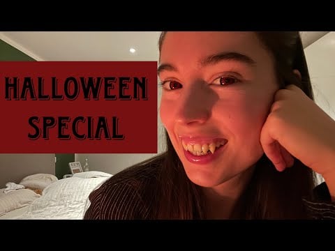 ASMR HALLOWEEN SPECIAL🦇🧛🏻‍♀️🎃 (tapping, games, eating & more!) 