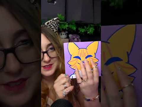 ASMR Long Nail Tapping, Tracing on Nico Painting #shorts