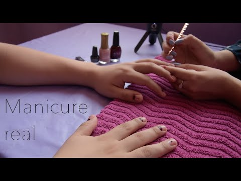 ASMR Haciéndote tu diseño de uñas a domicilio 💅🏼