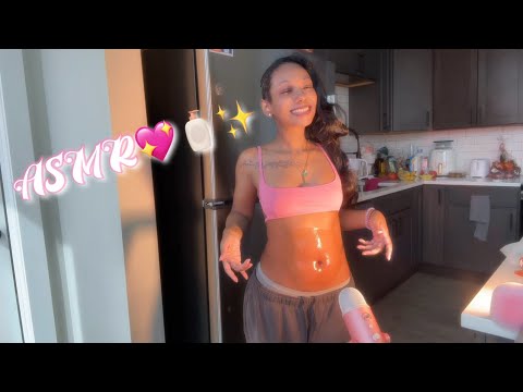 ASMR 16 Minutes Belly Massage with Baby Oil Gel ✨