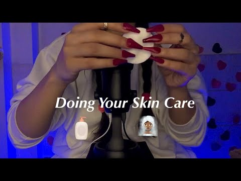 "Unwind with ASMR: A Relaxing Skincare Routine for Ultimate Calm"🧴🧖🏾‍♀️