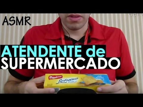 ASMR roleplay: atendente de supermercado (Português | Portuguese)