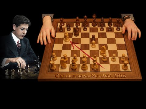 Art of Calm ♕ Capablanca vs. Marshall, 1918 ♔ ASMR