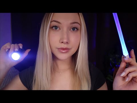 ASMR Quick Eye Exam + Visual Tests Before Sleep 🌙