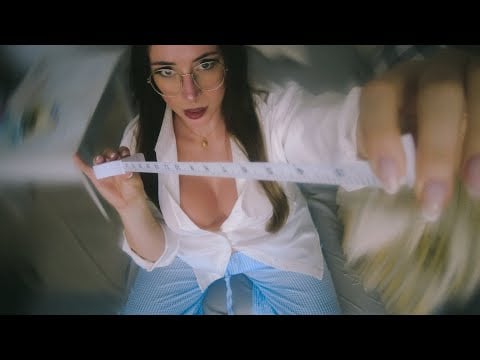 ASMR te tomo medidas de todo tu cuerpo (soft spoken, whispers)