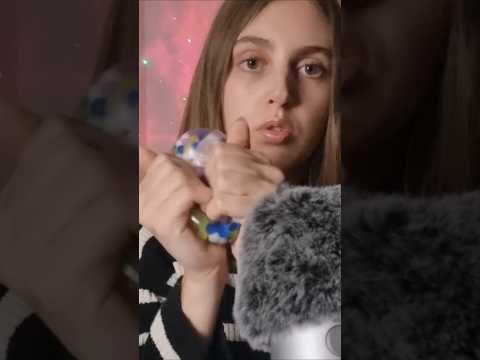 ASMR Squishy Ball Tapping  #asmr  #visualtingle #tapping #mouthsounds