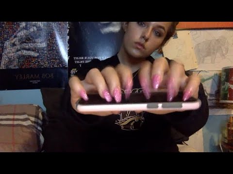 ASMR- Nail Tapping & Sweater Scratching