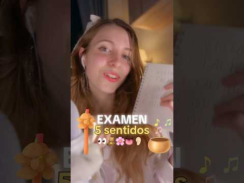 ✨#ASMR EXAMEN 5 sentidos 👂🏻¡parte 5! 🎧