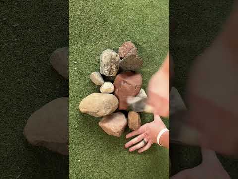 ASMR Massaging A Rock Into A Golf Club #asmr