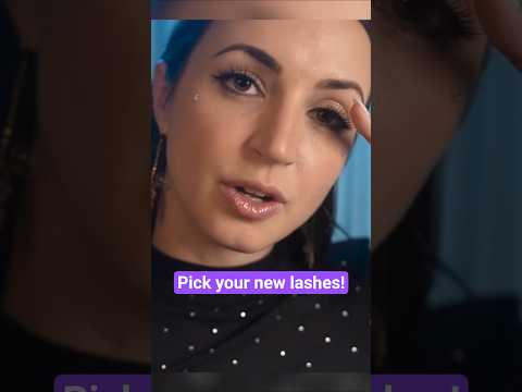 ASMR - Pick your new lashes! #shorts