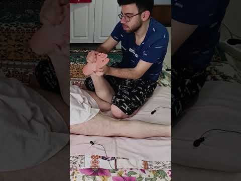 FOOT ASMR SPORTS MASSAGE #shortvideo #massage #triggersforsleep #asmr #relax