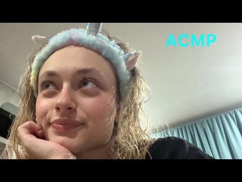 АСМР красимся и болтаем,показываю подарки🐥