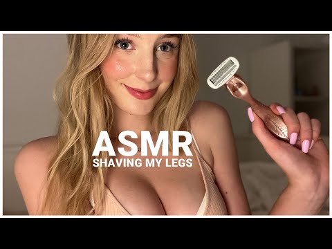 ASMR Shaving My Legs 🪒