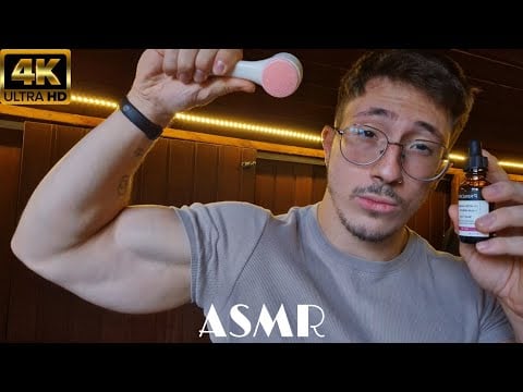 ASMR | POV: Hora de RENOVAR sua PELE com uma SKINCARE RELAXANTE 🫧✨