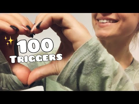 ASMR fast & aggressive 100 triggers in 10 minutes // (mostly) lofi