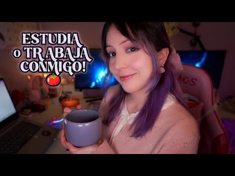 ⭐ASMR Sesión POMODORO de 2 HORAS 🍅 Lluvia + Cozy | Estudia conmigo | Enfoque profundo y calma