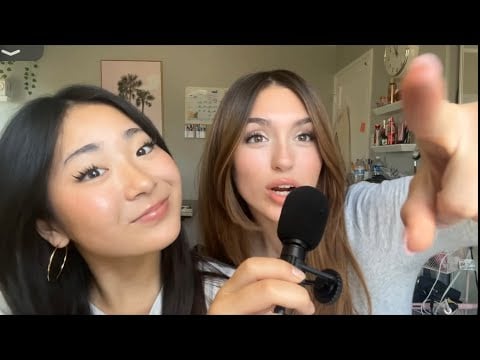 YOUR GUYS COMMENTS DECIDE OUR ✨ASMR TRIGGERS✨ | Liv & Kay