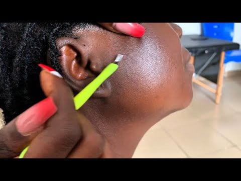 Deep Sleep ASMR - Ear Cleaning, Scalp Scratching, face picking Back Massage & Intense TINGLES