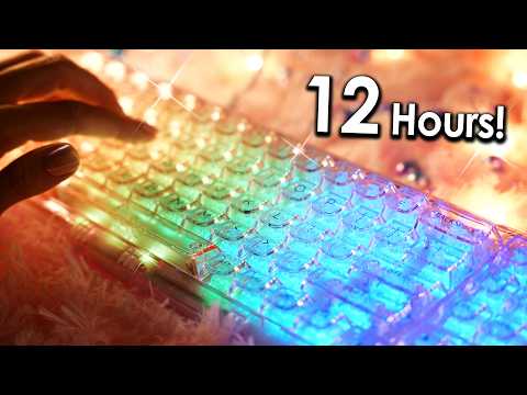 ASMR Keybard Typing Sounds 😴 Deeply Relaxing for INSTANT SLEEP - 4k (No Talking)