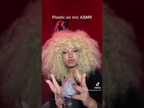 Plastic Wrap on the mic! ASMR gripping, plastic tingles, brain melting