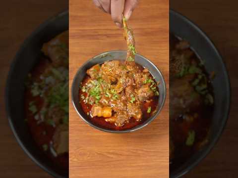 🔥 ASMR Mutton Curry | Spicy Dhaba Style | Satisfying Cooking Sounds #shorts #asmr
