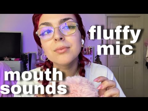 ASMR | intense MOUTH sounds & FLUFFY mic triggers 🩷