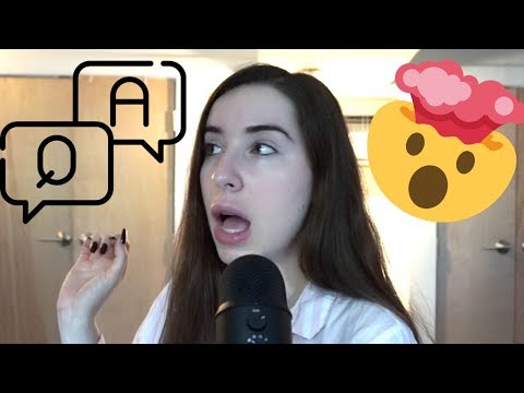 ASMR Girl Talk [Whispered Q&A]