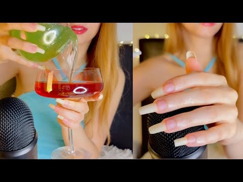 Water Sounds, Pouring, Spraying & Ice Globe ASMR Liquid Sounds (no talking just relaxing tingles)💧