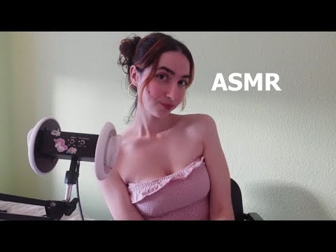 ASMR De OREJA a OREJA Susurros y Mouth sounds Para DORMIR