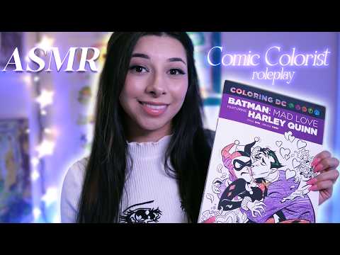 ASMR Comic Book Studio Roleplay | Soft Spoken & Pencil Sounds