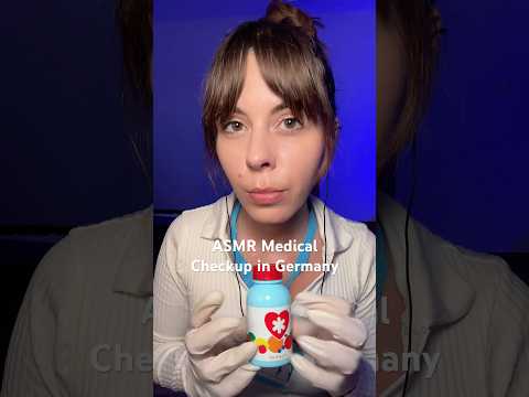 ASMR Medical Checkup in German 🩺 #asmrshorts #asmr #asmrroleplay #shortsviral #shortsfeed #viral