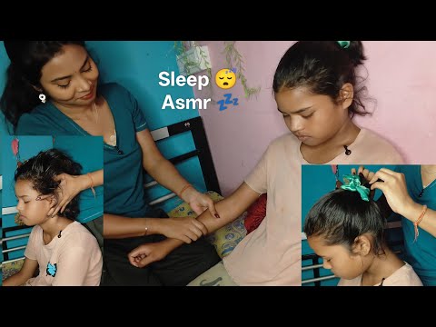💆‍♀️✨Feel the calm, release the stress just relax | Soothing Head Massage for Headache Relief😴