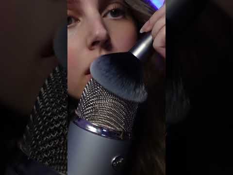 Mic Brushing  #asmr #relax #mouthwhisper #tingles #triggersforsleep
