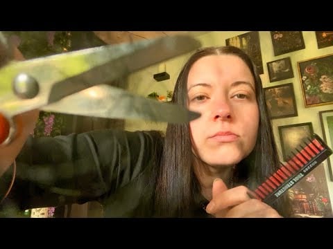 ASMR Wig Install (brushing, cutting, writing, velcro curlers) Pt 4 Hair Model Series