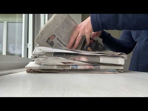 ASMR Old Newspaper Page Turning (No Talking) Intoxicating Sounds Sleep Help Relaxation