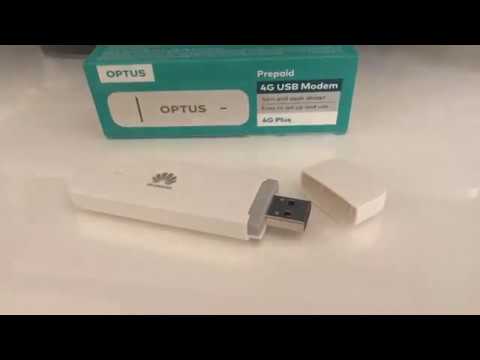 2019 How to setup your Optus Huawei 4g USB Modem + 4GB start up data