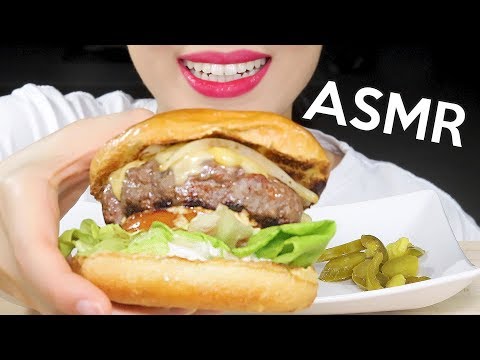 ASMR Homemade BURGER 수제버거 먹방🍔*Messy Big Bites*