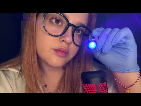 Göz Doktoru RP 💙 /eldiven sesleri/ışık/ TÜRKÇE ASMR ✨