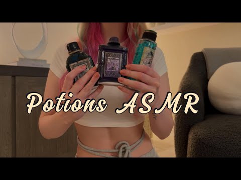 Potions ASMR | Glass bottles & whispers 🪄🔮
