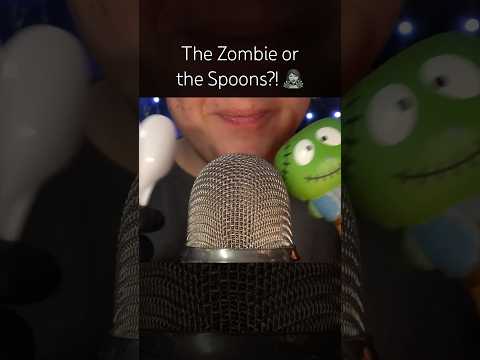 Zombie of the Spoons??! 🩵 #asmr