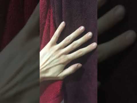 АСМР Поглаживание и Царапание Полотенец ~ ASMR Stroking and Scratching Towels =3