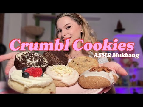 Crumbl Cookies Mukbang ASMR!