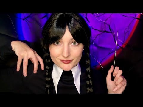 ASMR 🖤 Wednesday Addams Gives You a Cranial Nerve Exam - ASMR Personal Attention Roleplay