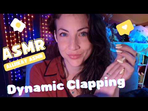 ASMR  4 finger clapping + yellow nails