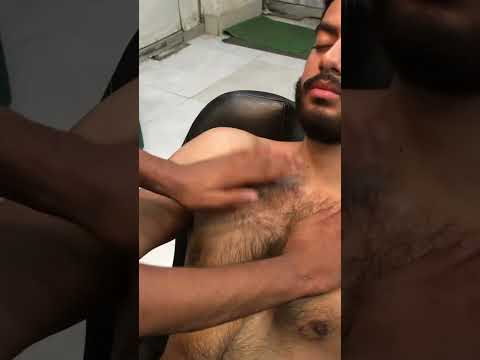 ASMR CHEST MASSAGE #chestmassage #chesthair #soothingasmr #soothingsounds #asmrsounds #haircut