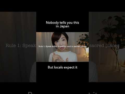 Japan’s Unspoken Rule ①: Quiet Voices in Public (ASMR)