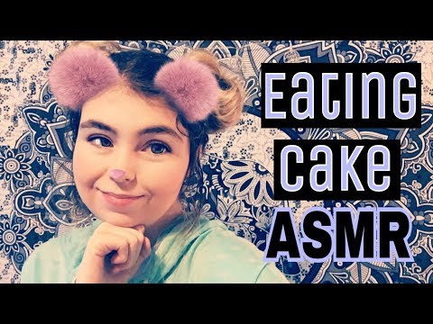 ASMR EATING CAKE MUKBANG (6,000 CELEBRATION)