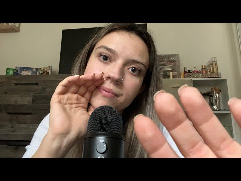 ASMR| INAUDIBLE WHISPER RAMBLE & MOUTH SOUNDS